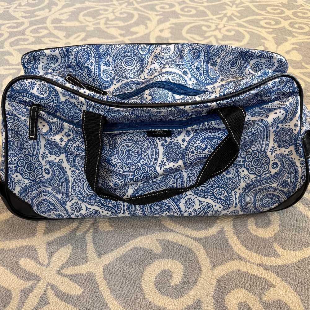 Scout Rolling Duffle Bag Luggage Blue Paisley